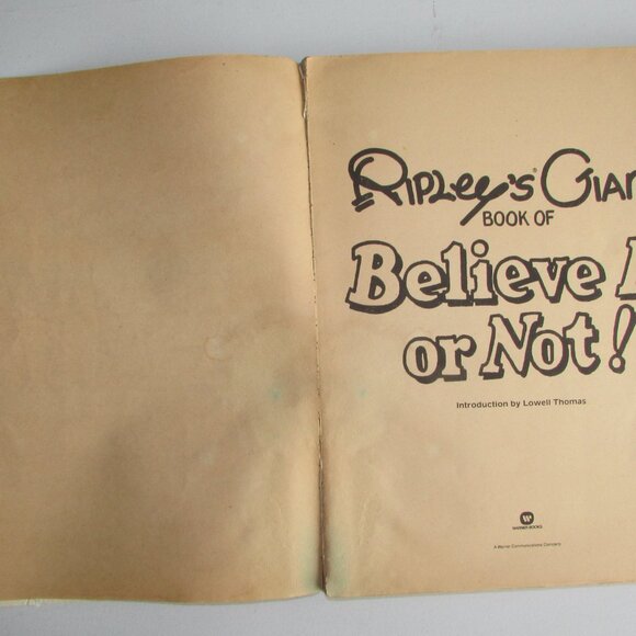 Ripley's Believe It or Not Book - Vintage 1976 - Picture 5 of 10